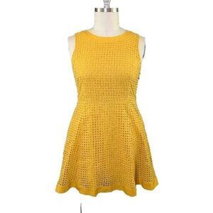 Tommy Hilfiger Cotton Fit & Flare Eyelet Dress